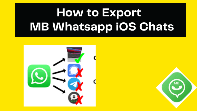 How to Export MB Whatsapp Chats?