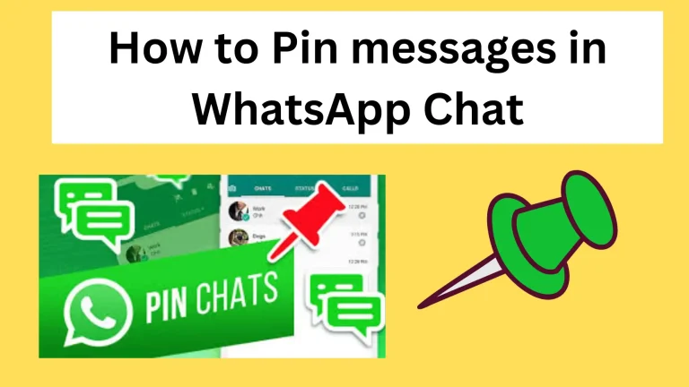 How to Pin messages in WhatsApp Android and iPhone