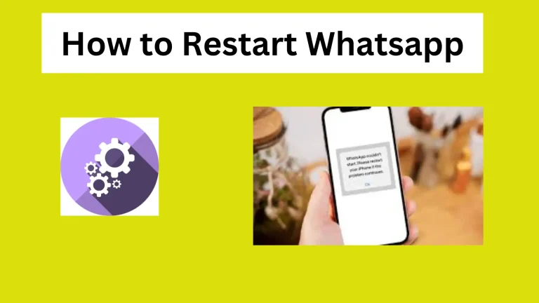 How to Restart WhatsApp Complete Guide 2024